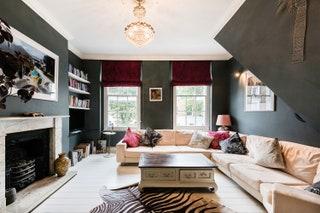 Angel  This Georgian property sits in a row of classic North London terraces. The deep colours used on the ground floor ...